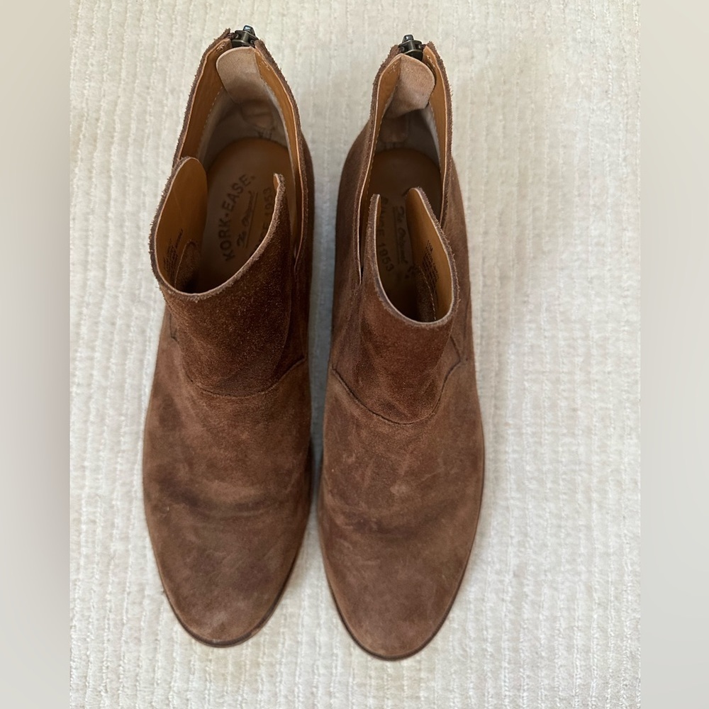 Kork-Ease Brown Ankle Boots